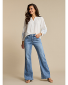 Red Button Brielle Flare Denim lightstone model